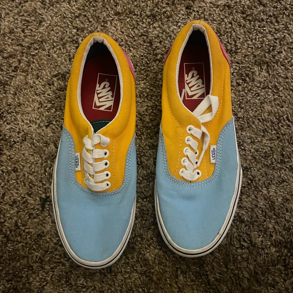 Colorful vans, women’s size 8.5